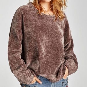Zara Oversized Chenille Sweater
